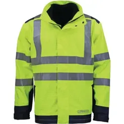 Wetter-,Flamm- u.Warnschutzjacke Gr.XL gelb/blau ASATEX