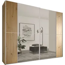 STAUD Schwebetürenschrank Sonett 220 249 x 222 x 68 cm Beige