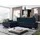 Mirjan24 Ecksofa Dunkelblau, Textil, 5-Sitzer, L-Form,Rechteckig, 265x185 cm, Wohnzimmer, Sofas + Couches, Wohnlandschaften, Ecksofas