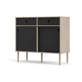 VCM Penny 99 x 41 x 89 cm Schwarz