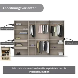 OTTO home Schwebetürenschrank KOLUNA 315 x 229 x 62 cm Grau