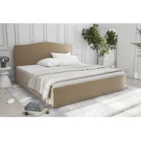 Westfalia Schlafkomfort Polsterbett "Graz", beige, L:210cm, Bezug 100% Polyester,