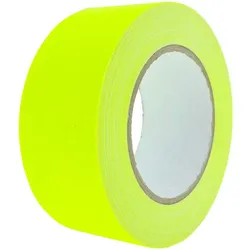 Klebeband 50mm x 25m Gewebeband NEON GELB