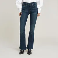 G-Star 3301 Flare Jeans Worn In Icy Blue 29