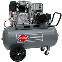 Airpress® Druckluft Kompressor 3 PS 10 bar 100 Liter Luft Kolbenkompressor 400 V