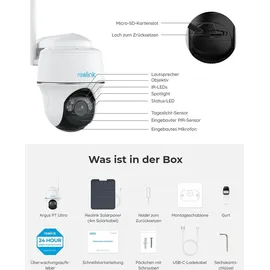 Reolink 4K 8MP Smarte kabellose Überwachungskamera 5/2,4 GHz Dualband WLAN, Spotlight, 4K, Personen-/Fahrzeugerkennung, Außenbereich - Weiß