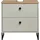 BASIC by Balculina Waschbeckenunterschrank Linea (1-St) Breite 60cm, U-Profil Füße, Unterflurauszug beige