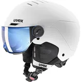 Uvex Rocket jr Visor 51-55 cm white-black matt