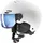 Uvex Rocket jr Visor 51-55 cm white-black matt