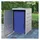 vidaXL Mülltonnenbox 78 x 69 x 115 cm silber