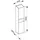 Keuco Stageline Hochschrank 40 x 180 cm Vulkanit/Glas