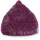 Sitting Point BeanBag Fluffy 70 x 90 cm aubergine