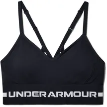 Under Armour Seamless Low Long Sport-BH Schwarz/Grau S