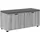 vidaXL Flurbank mit Kissen mit Regal 100 x 38 x 46 cm Grau