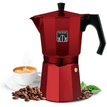 Cecotec Mokclassic 900 9 Tassen Rot