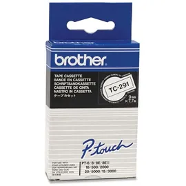 Brother - Laminiertes Band - Schwarz, weiß - Rolle (0,9 cm) - 1 Rolle(n) - für P-Touch PT-15, PT-20, PT-2000, PT-3000, P