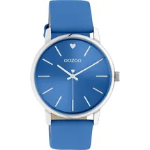 Oozoo Damen Armbanduhr Timepieces C10987 Analog Leder blau UOC10987 - Blau