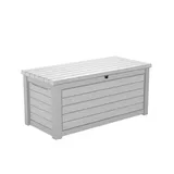 KETER Gartenbox "NORTHWOOD" 623L 157x72x69cm Deckel bis 270kg belastbar, abschließbar weiß