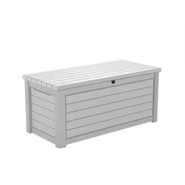 KETER Gartenbox "NORTHWOOD" 623L 157x72x69cm Deckel bis 270kg belastbar, abschließbar weiß