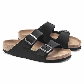 Birkenstock Arizona Vegan Birko-Flor Nubuk schmal schwarz 38