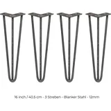 MONSTER SHOP Hairpin Tischbeine 4 x 40,5 cm