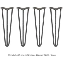 MONSTER SHOP Hairpin Tischbeine 4 x 40,5 cm