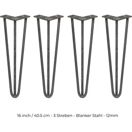 MONSTER SHOP Hairpin Tischbeine 4 x 40,5 cm