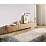 DeLife Wyatt Lowboard 220 cm Beige Holz