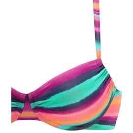 LASCANA Bügel-Bikini-Top Damen bunt-gestreift Gr.36 Cup B