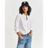 GANT Slim Stretch Oxford Langarmhemd White 42