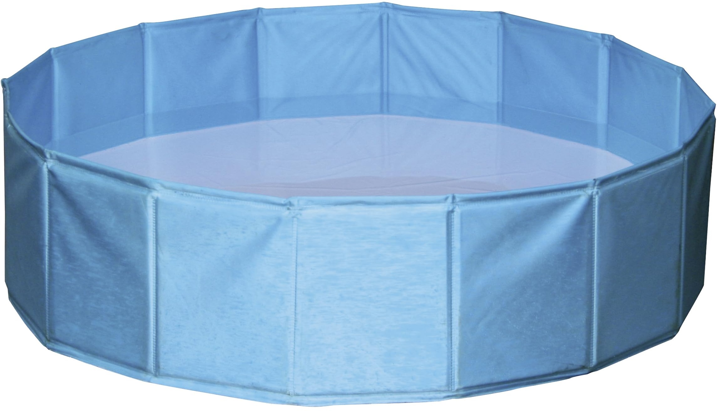 Kerbl Hundepool, Kunststoff Hunde Pool, Wasserablassventil, 80-160cm x 20-30cm