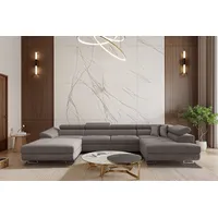 Fun Möbel Wohnlandschaft Schlafsofa Sofa CARMELO in Stoff Nova