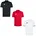 Herren 3er Set JZ6660 JZ6664 JZ6661 XXL Black/Red/White XXL