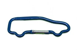 Karabiner Auto blau