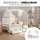 Homestyle4u Hausbett 2522 90 x 200 cm Kiefer massiv weiß
