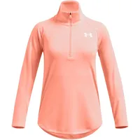 Under Armour Tech Graphic 1/2 Zip flare orange white