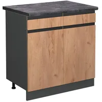 Vicco Schubladenschrank R-Line 80 x 60 x 81,6 cm Anthrazit