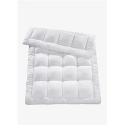 bonprix Microfaser Bettdecke mittel, weiß, 135x200 cm, Microfaser