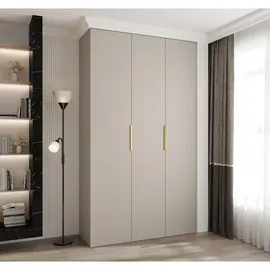 abiks möbel Drehtürenschrank COMO 140 x 245,5 x 40 cm Gold