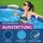 BESTWAY Steel Pro Frame Pool 221 x 150 x 43 cm inkl. Filterpumpe und Reparaturset