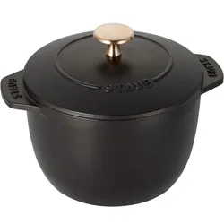 Staub Reis-Cocotte - schwarz