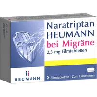 Naratriptan Heumann bei Migräne 2,5 mg Filmtabl. 2 St