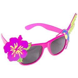 Partybrille Paradiesvogel lila