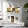Innostyle Barschrank Fun Plus 120 x 129 x 37 cm Weiß/Braun