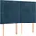 vidaXL Boxspringbett 140 x 200 cm Dunkelblau