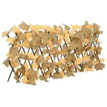 vidaXL Rankgitter mit Künstlichen Ahornblättern 180 x 30 cm Orange