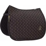 Eskadron Heritage Highgloss Contrast Schabracke Warmblut Dressur Größe: DL Schwarz/Braun