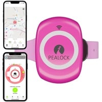 Pealock 2 - Smartes Schloss mit GPS und SIM rosa