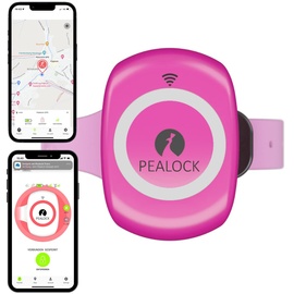 Pealock 2 - Smartes Schloss mit GPS und SIM rosa
