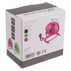 Tisch USB Ventilator 15 x 14,5 cm Pink